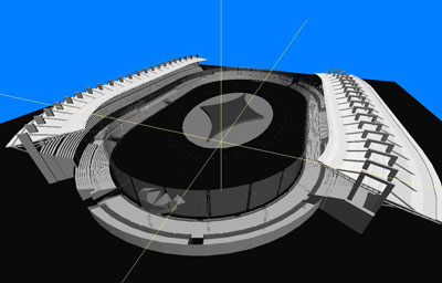 Macau Stadium - 3D wysiwyg Model